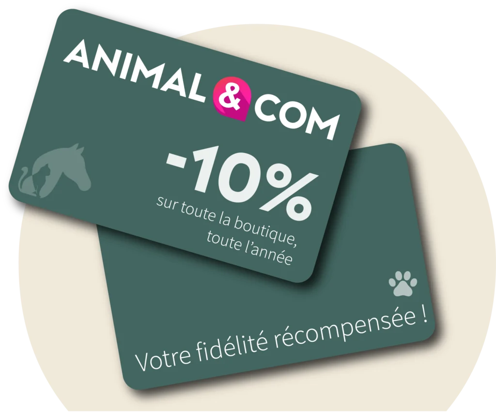 visuel de la carte fidélité club animal et cie