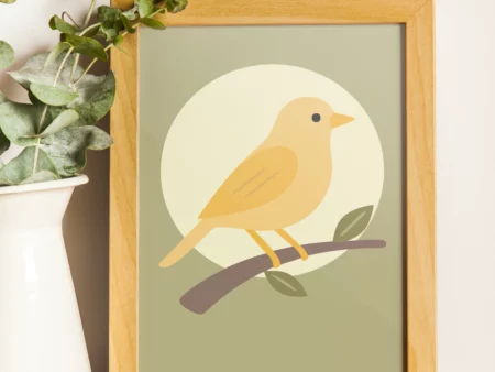 poster éco-responsable de canari