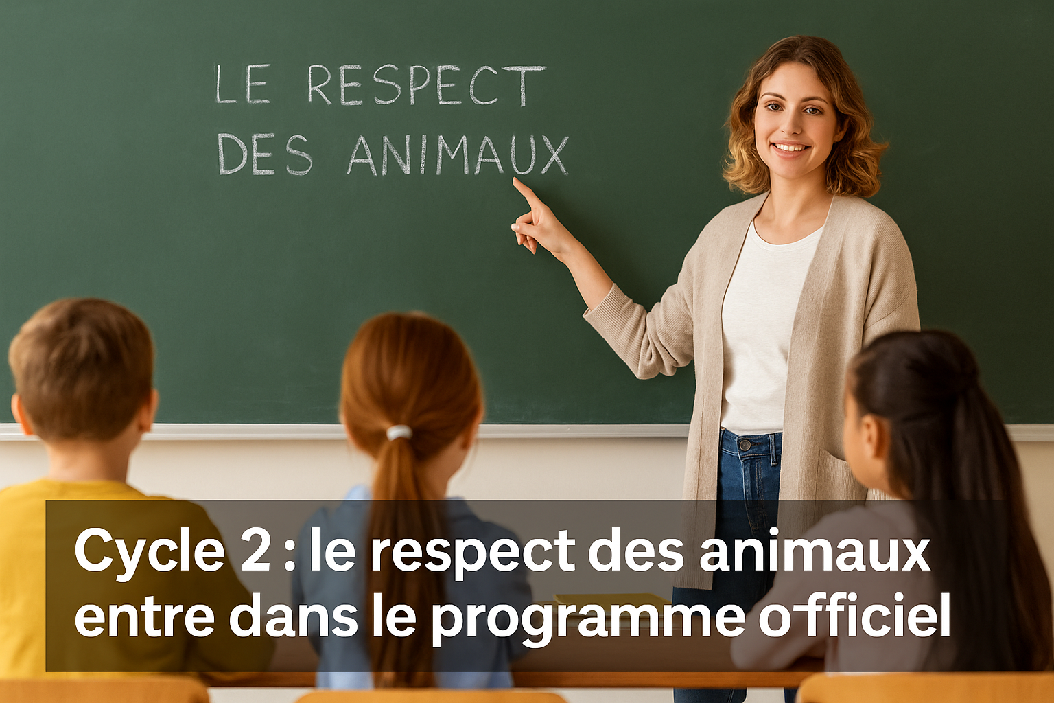Cycle 2 : le respect des animaux entre dans le programme officiel