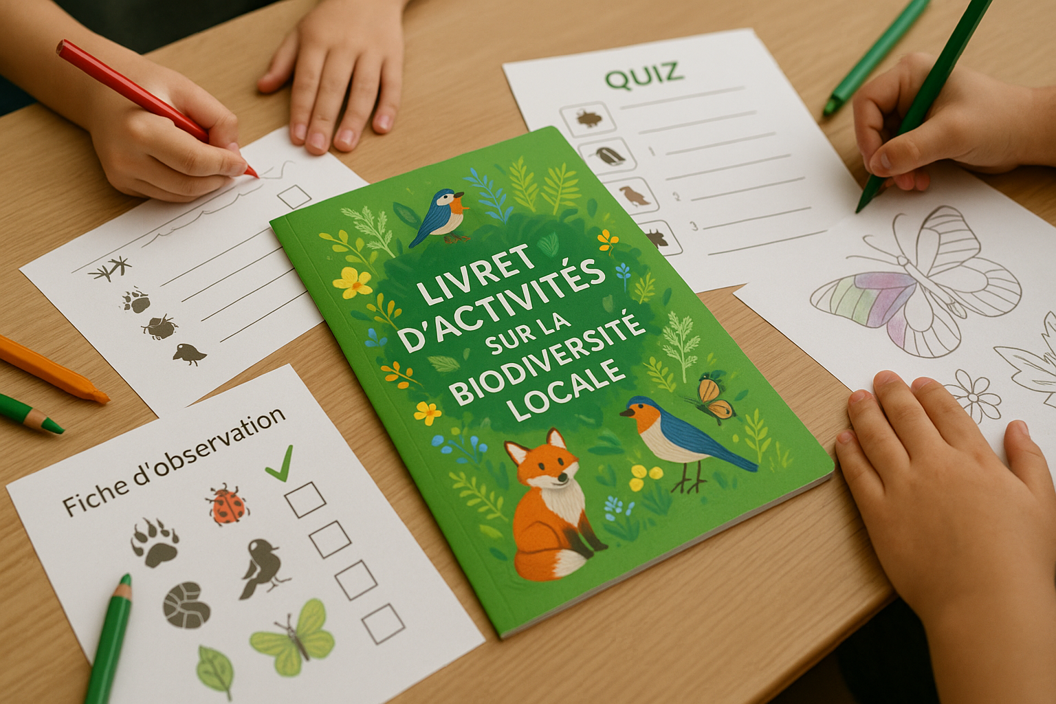 Créer un livret d’activités sur la biodiversité locale