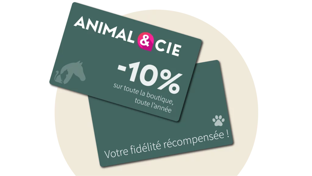 Carte fidélité club Animal & Cie