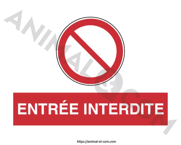 Panneaux signalétiques - ne pas entrer – Image 2