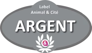 Badge argent Animal & Cité®