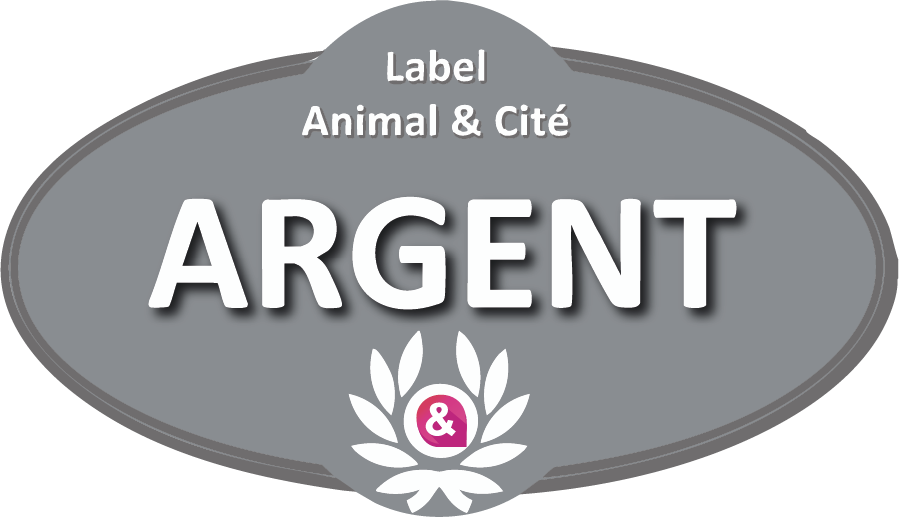 Badge argent Animal & Cité®