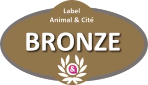 Badge bronze Animal & Cité®