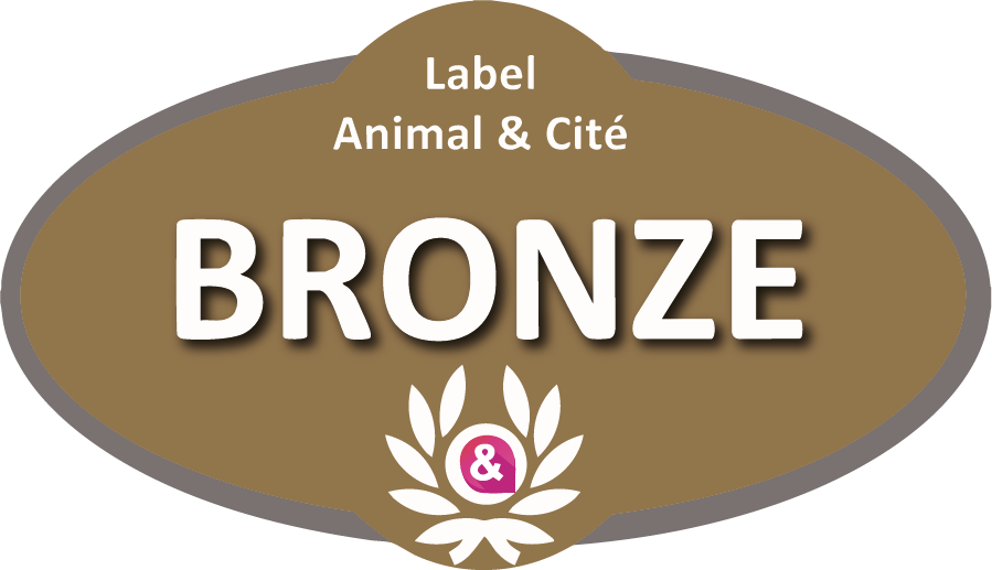 Badge bronze Animal & Cité®