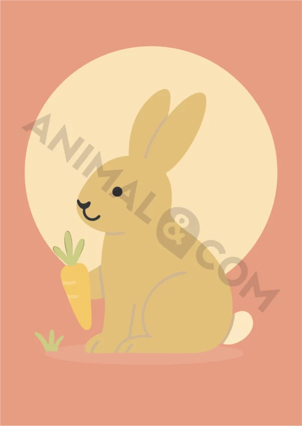 poster éco-responsable - lapin