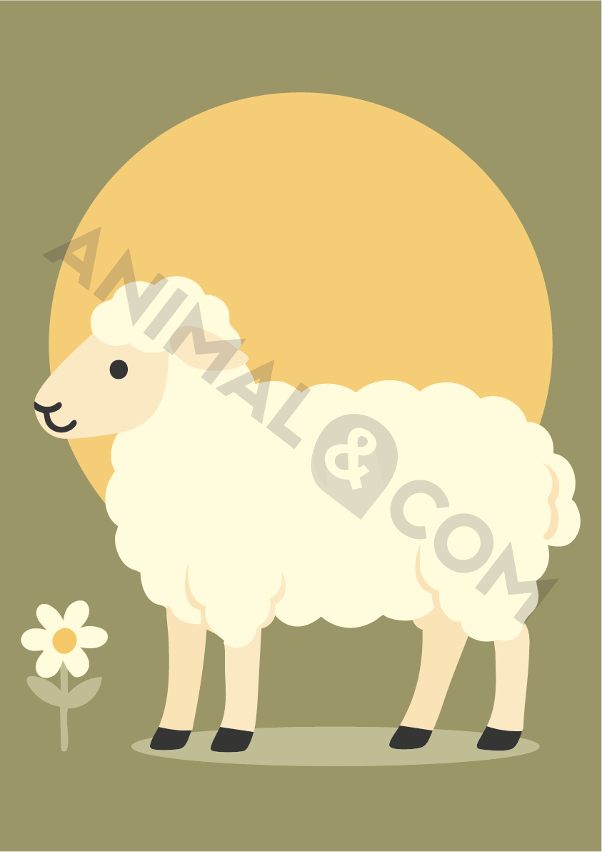 poster éco-responsable - mouton