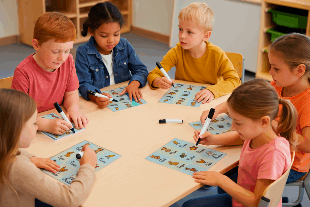 Jeu pédagogique - Bingo des animaux domestiques