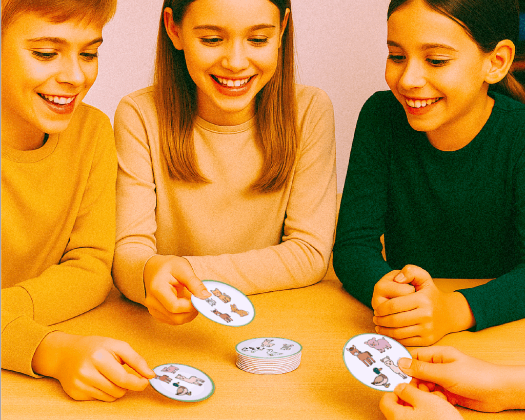 Jeu pédagogique - Dobble des animaux domestiques