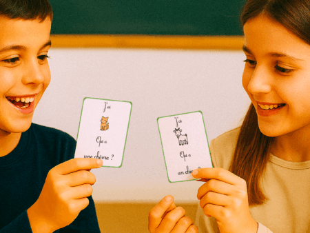 mise en situation du jeu pédagogique j'ai, qui a ?